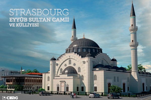 وضع حجر الأساس لأكبر مسجد في أوروبا بمدينة 