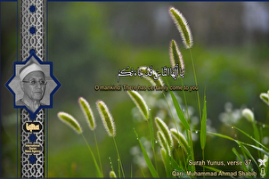 Klangvoller Vers von „Ahmad Shabib“ aus Sure Yunus