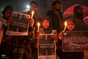 In Bildern: Kaschmiris halten Mahnwache für die Opfer des Parachinar-Unglücks