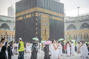 Holy Kaaba on A Rainy Day (+Video)