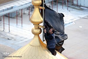 Black Flag Hoisted at Hazrat Masoumeh Shrine, Jamkaran Mosque