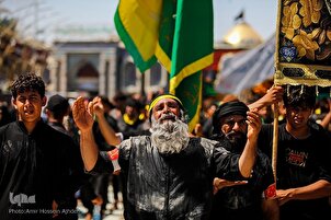 Arbaeen Pilgrims at Holy Shrine of Imam Hussein