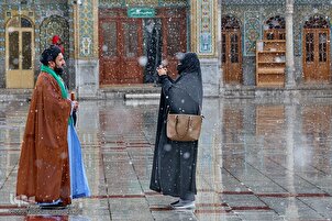 First Snowfall in Qom in 2023