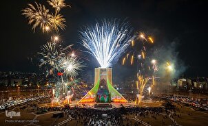 Fireworks Displays in Tehran on Islamic Revolution Anniversary