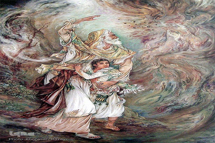 سیر آفاق و انفس در میان آثار تالار استاد فرشچیان موزه آستان قدس رضوی
