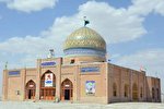 ضریح امام‌زاده سلطان محمد عابد(ع) کاخک غبارروبی شد
