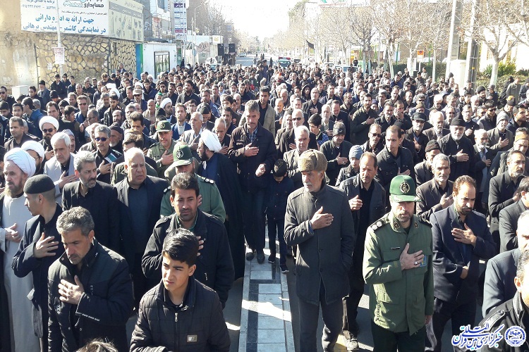 پوششی// اجتماع بزرگ فاطمیون در کاشمر برگزار شد/ فاطمه زهرا(س) احیاگر گفتمان ولایت در تاریخ بود
