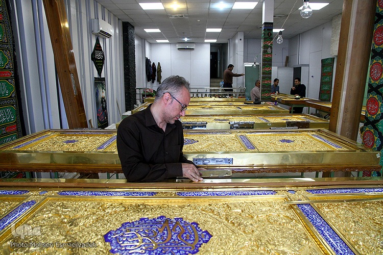 ثبت هنر ایرانیان بر درب‌های مسجد صفوی عتبه کاظمین