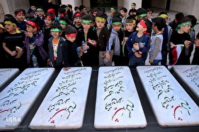 پیاده‌روی جاماندگان اربعین مجتمع آموزشی امام صادق(ع)