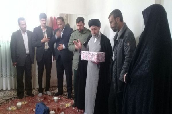 ابلاغ سلام رهبری به جانبازان خوشاب