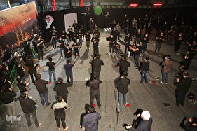 عزاداری شب‌های محرم در هیئت شهدای قزوین‎