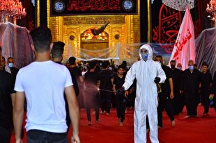 حال و هوای کربلای معلی در شب عاشورای حسینی + عکس