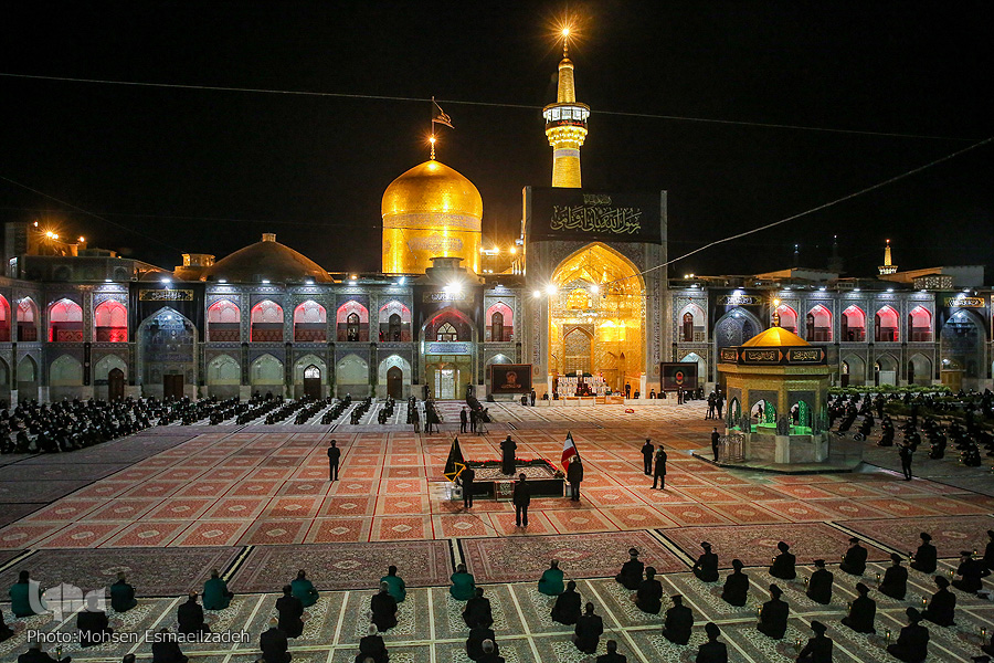 پخش زنده آیین شام غریبان حرم رضوی از شبکه&zwnj;های ملی و بین&zwnj;المللی