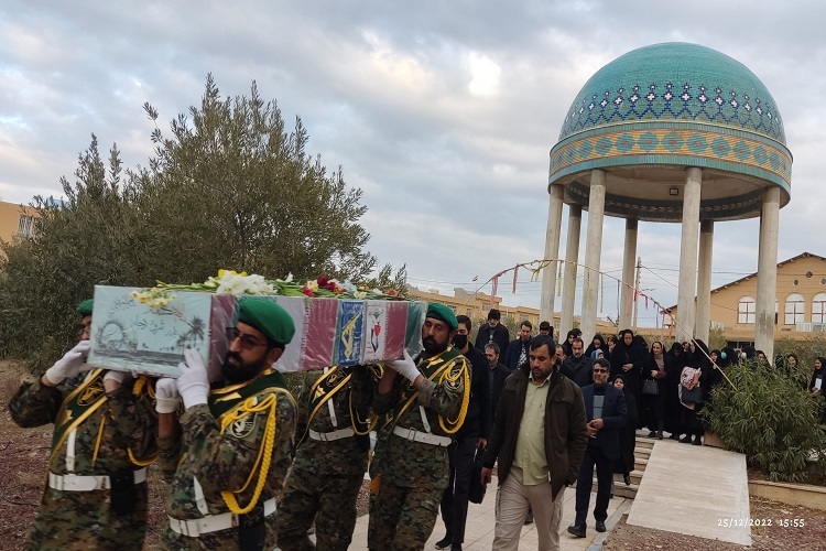 تشییع پیکر شهید گمنام دفاع مقدس