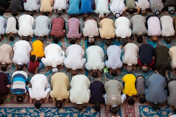اقامه نماز عید فطر در بین الحرمین پس از دو سال وقفه + عکس