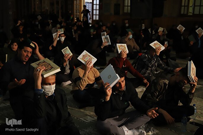 احیای شب ۲۳ رمضان  در مسجد دانشگاه تبریز