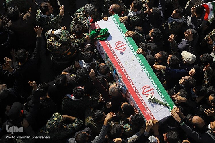 وداع با شهدای حادثه تروریستی اصفهان