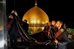 سیاه‌پوش شدن حرم علوی در آستانه شب‌های قدر + عکس