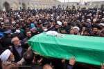 عکس | تشییع پیکر آیت‌الله امامی کاشانی در حرم مطهر رضوی