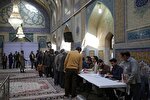 استقرار 21 صندوق اخذ رأی در حرم مطهر رضوی