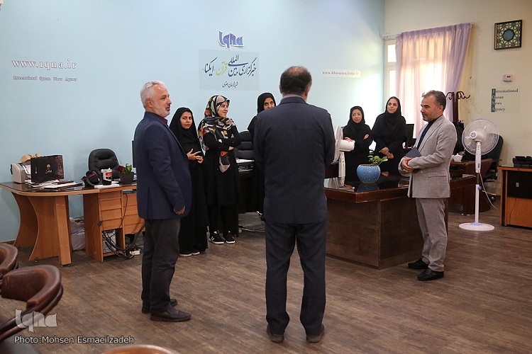 بازدید مدیرکل قرآن، عترت و نماز وزارت آموزش و پرورش از ایکنا