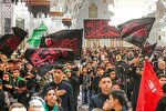 فیلم |  مراسم عزاداری «احلی من العسل» در حرم رضوی