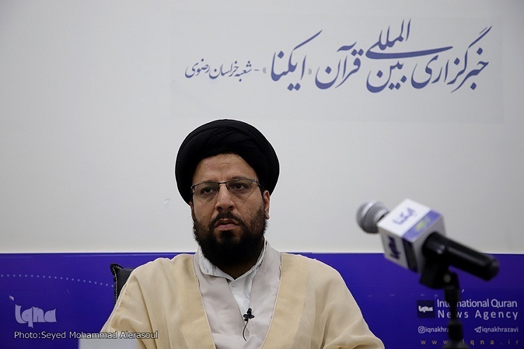 حجت‌الاسلام سیدرضا حسینی، مدیرعامل اتحادیه موسسات قرآن و عترت خراسان رضوی