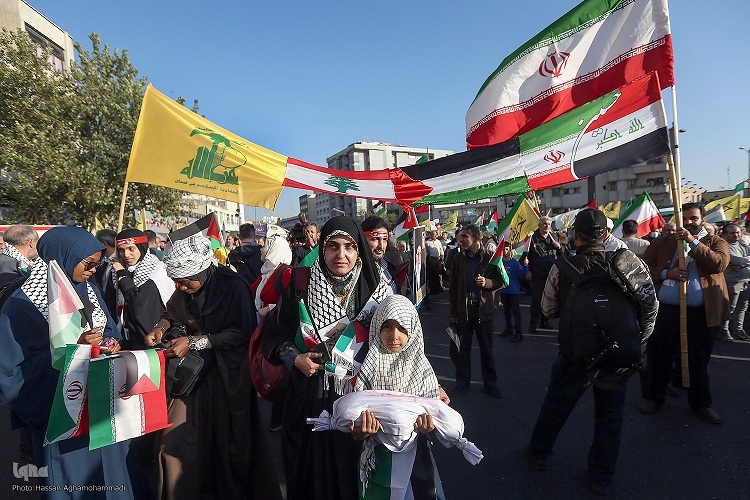 فریاد مردم مشهد در حمایت از غزه و محکومیت اسرائیل