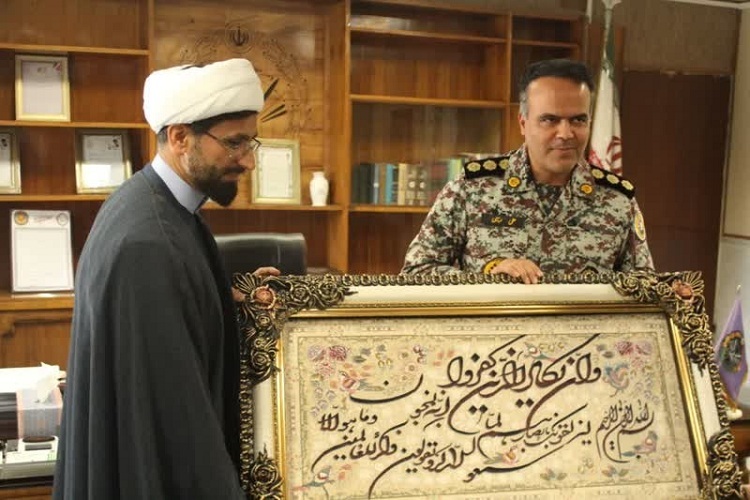 حجت‌الاسلام والمسلمین محمد عدیده، رئیس عقیدتی سیاسی منطقه پدافند هوایی شمال شرق امام رضا(ع)