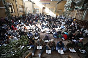 جزء‌خوانی قرآن در خانه موزه شهید مدرس