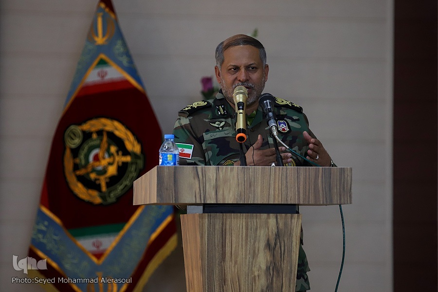 امیر سرتیپ رضا آذریان فرمانده قرارگاه منطقه‌ای شمال‌شرق نزاجا