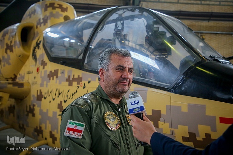 سرهنگ خلبان محمدرضا زارعی، فرمانده پایگاه هوانیروز مشهد