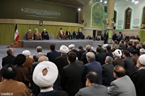 فیلم | تلاوت علیزاده در دیدار مسئولان نظام با رهبر معظم انقلاب