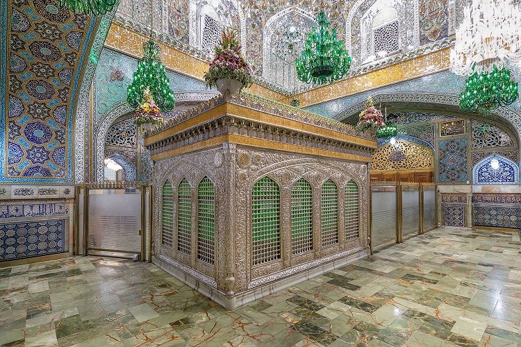 روضه منوره حرم مطهر حضرت رضا(ع)