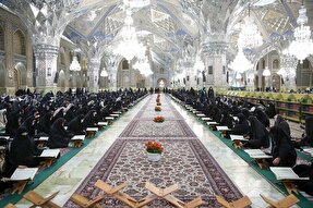 برگزاری جلسه سنتی قرآن کریم ویژه خواهران در حرم رضوی