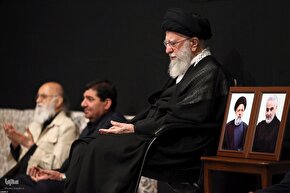 مراسم عزاداری شب تاسوعای حسینی با حضور رهبر معظم انقلاب