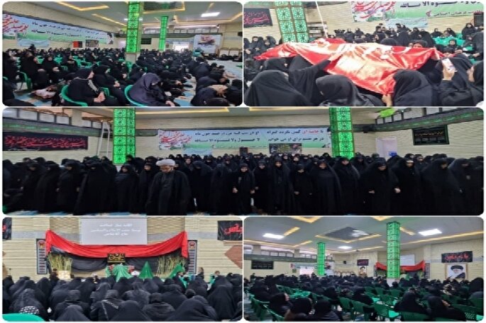 اجتماع بانوان زینبی سلماس در تاسوعای حسینی