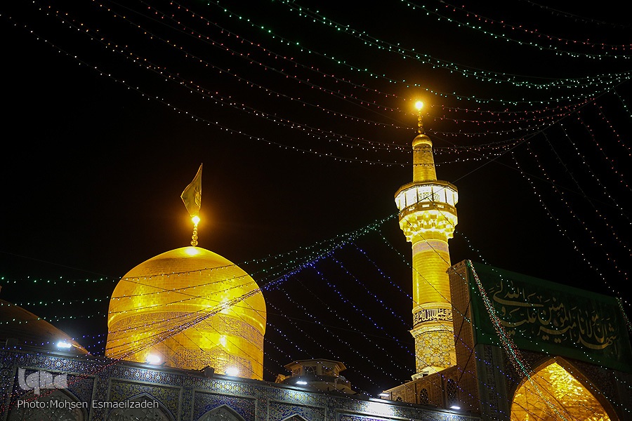 حرم مطهر رضوی عید غدیر