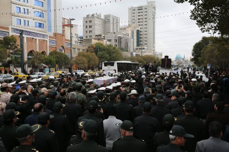 تشییع شهید مشهدی حادثه تروریستی تفتان