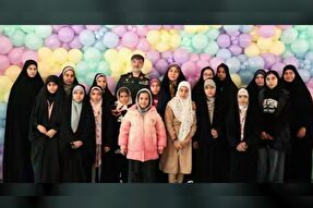 فیلم | دورهمی سردار رادان با دختران شهدای جنگ ۱۲ روزه