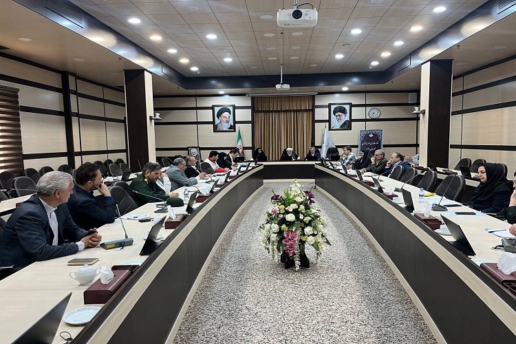 حجت‌الاسلام علی عسکری در این نشست  با حضور مدیران کل و نمایندگان دستگاه‌های اجرایی استان