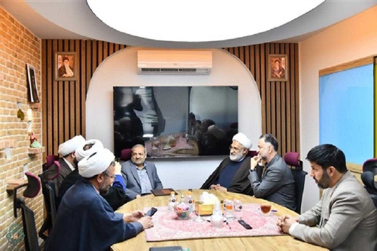 حجت الاسلام خیاط مدیر حوزه علمیه خراسان علیرضا کاظمی وزیر آموزش و پرورش