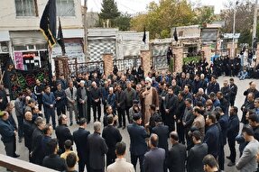 عکس | دسته عزاداران حسینی دانشگاهیان در بازار تاریخی اردبیل