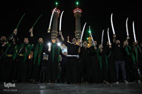 آیین سنتی مشق شمشیر در قم