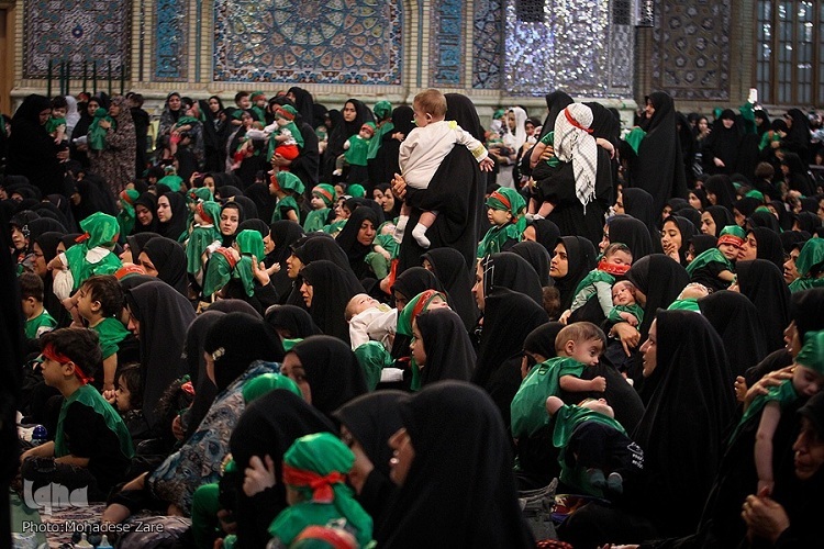 برگزاری آیین شیرخوارگان حسینی