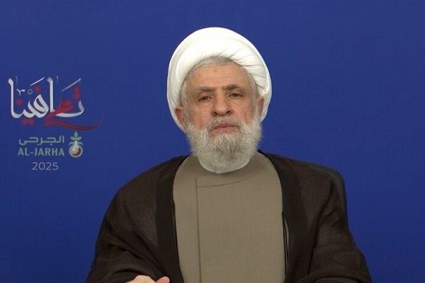 شیخ نعیم قاسم: «نسل‌های سید» در مسیر ولایت به رهبری امام خامنه‌ای هستند + فیلم