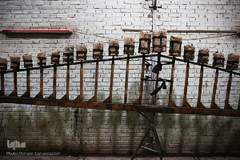 آیین مشعل گردانی نجفی‌های مقیم مشهد در شب تاسوعا‎
