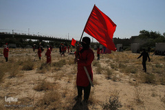 مراسم شبیه خوانی در شهرک عرب‌ها - مشهد 