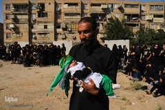 مراسم شبیه خوانی در شهرک عرب‌ها - مشهد 