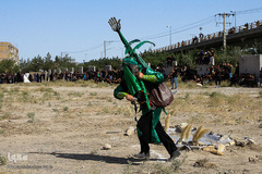 مراسم شبیه خوانی در شهرک عرب‌ها - مشهد 